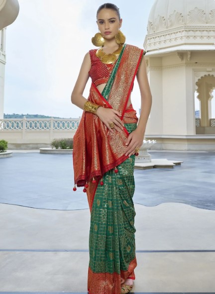 How to Choose Between Banarasi Sarees and Purple Gown Dresses